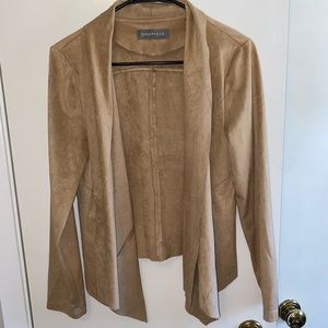 Suede Cardigan
